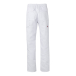 Pantalón bolsillos unisex en algodón y poliéster 200 g/m2 Velilla color blanco