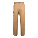 Pantalón bolsillos unisex en algodón y poliéster 200 g/m2 Velilla color natural segunda vista