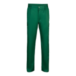 Pantalón bolsillos unisex en algodón y poliéster 200 g/m2 Velilla color verde oscuro segunda vista