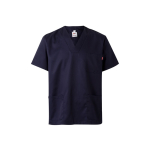 Túnica sarga manga corta de poliéster y algodón 190 g/m2 Velilla color azul