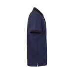 Polo de trabajo unisex manga corta poliéster 200 g/m2 Velilla color azul tercera vista