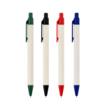 Bolígrafo de aluminio reciclado de cartones de leche tinta azul varios colores