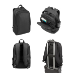 Mochila de poliéster reciclado repelente al agua para PC 17,3'' varios colores