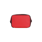Bolsa térmica de poliéster reciclado con correa ajustable 7L color rojo tercera vista