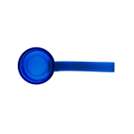 Botella de RPET con acabado mate y tapón antifugas 600ml color azul segunda vista