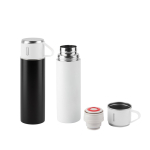 Botella de acero inoxidable de doble pared con acabado mate 490ml varios colores