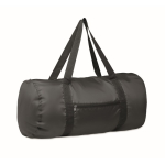 Bolsa deportiva con bolsillo frontal y capacidad de 20L color negro