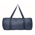 Bolsa deportiva con bolsillo frontal y capacidad de 20L color azul cuarta vista