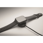 Set 4 en 1 de cables de carga y carga de reloj en llavero color negro vista fotografía tercera vista