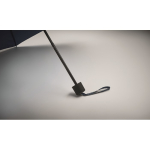 Paraguas antiviento con bolsa con compartimiento para almacenaje Ø100 color azul vista fotografía