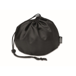 Almohada de viaje de espuma con diseño para dar soporte al cuello color gris oscuro segunda vista