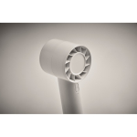 Ventilador portátil con soporte para escritorio y teléfono color blanco vista fotografía sexta vista