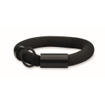 Llavero pulsera flotante ideal para portarlo en el agua color negro