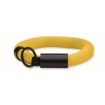 Llavero pulsera flotante ideal para portarlo en el agua color amarillo