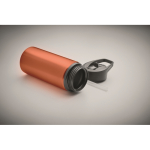 Botella de acero inoxidable reciclado con boquilla y asa 500ml vista fotografía cuarta vista