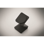 Cargador magnético plegable de ABS 3 en 1 que sirve para soporte color negro vista fotografía quinta vista