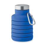Botella plegable de silicona con mosquetón 500 ml