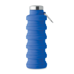 Botella plegable de silicona con mosquetón 500 ml