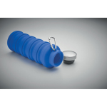 Botella plegable de silicona con mosquetón 500 ml