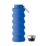 Botella plegable de silicona con mosquetón 500 ml