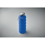 Botella plegable de silicona con mosquetón 500 ml