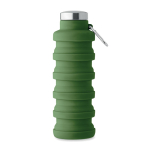 Botella plegable de silicona con mosquetón 500 ml
