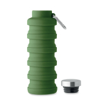 Botella plegable de silicona con mosquetón 500 ml