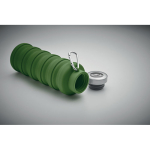 Botella plegable de silicona con mosquetón 500 ml