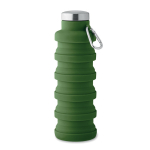 Botella plegable de silicona con mosquetón 500 ml