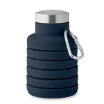 Botella plegable de silicona con mosquetón 500 ml