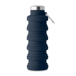 Botella plegable de silicona con mosquetón 500 ml