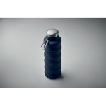 Botella plegable de silicona con mosquetón 500 ml