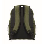 Mochila para portátil con bolsillos delante y a los lados para congresos 15'' color verde militar septima vista