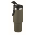 Vaso de doble pared con pajita, boquilla y asa de transporte 850ml segunda vista