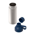 Botella hecha de materiales reciclados con taza 620ml Ocean Bottle color azul marino tercera vista