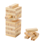 Juego de sacar bloques de madera ideal para la familia y amigos color natural segunda vista