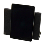 Libreta de tapa dura de plástico reciclado A5 hojas a rayas color negro quinta vista