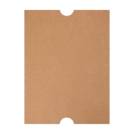 Libreta de tapa dura de plástico reciclado A5 hojas a rayas color azul marino segunda vista con caja