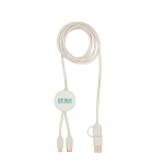 Cable de plástico reciclado y sincronización de datos 27W 5 en 1 vista principal