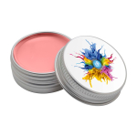 Bálsamo labial con carcasa de aluminio y protección FPS 15 color rosa