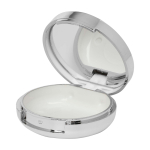 Bálsamo labial con aroma de vainilla y espejo interior FPS 15 color plateado