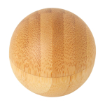 Bálsamo labial de aroma de vainilla con carcasa de bambú FPS 15 color madera