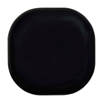 Bálsamo labial de vainilla con carcasa de plástico cuadrada FPS 15 color negro segunda vista frontal