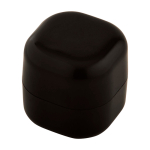 Bálsamo labial de vainilla con carcasa de plástico cuadrada FPS 15 color negro segunda vista