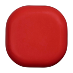 Bálsamo labial de vainilla con carcasa de plástico cuadrada FPS 15 color rojo segunda vista frontal