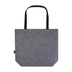 Bolsa para la compra de fieltro reciclado de alta calidad con 20L color gris oscuro segunda vista trasera