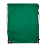 Mochila de cuerdas non-woven duradero y resistente al desgarro 5L color verde segunda vista frontal