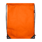 Mochila de cuerdas non-woven duradero y resistente al desgarro 5L color naranja segunda vista frontal