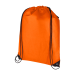 Mochila de cuerdas non-woven duradero y resistente al desgarro 5L color naranja