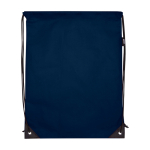 Mochila de cuerdas non-woven duradero y resistente al desgarro 5L color azul marino segunda vista frontal